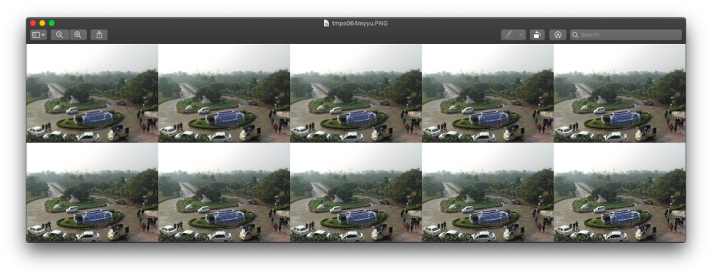 Comparing images for various levels of Sharpness enhancement using Pillow ImageEnhance module.