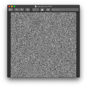 A noise image created using pillow