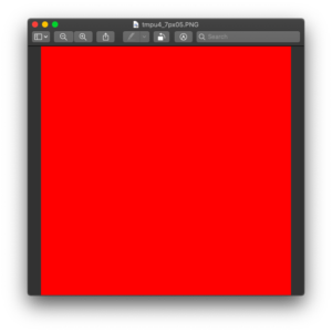 create a new red 'RGB' image using Pillow