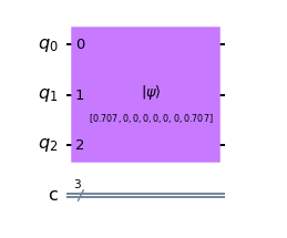 Initializing Qubits in a Maximally Entangled GHZ State