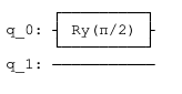 Applying RY Gate in Qiskit